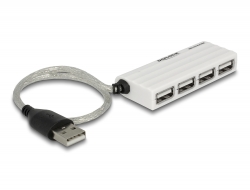 87445 Delock Extern USB 2.0-hubb med 4 portar