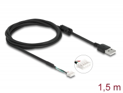 12089 Delock Cable de conexión USB 2.0 para módulos de cámara V7 de 4 pines 1,5 m
