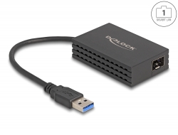 66463 Delock Adaptador USB Tipo-A a 1 x SFP LAN Gigabit