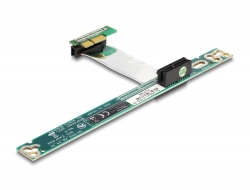 41752 Delock Riser Karte PCI Express x1 > x1 mit flexiblem Kabel 7 cm 