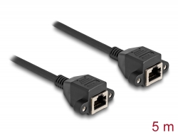 80202 Delock RJ50 Extension Cable female to female S/FTP 5 m black
