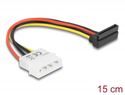 60101 Delock Cable SATA 15 pin HDD to 4 pin male – angled