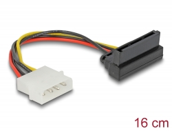 60104 Delock Kabel Power SATA HDD > 4 Pin Stecker – gewinkelt