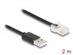 67016 Delock UPS Câble de communication USB 2.0 Type-A à USB RJ50, 2 m