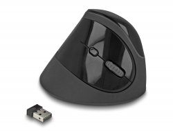12599 Delock Ergonomische USB Maus vertikal - kabellos