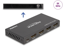 18603 Delock Εναλλαγέας HDMI 3 x HDMI εισόδου προς 1 x HDMI εξόδου 8K 60 Hz