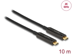 84103 Delock Aktív optikai video kábel USB-C™ csatlakozóval 4K 60 Hz 10 m hosszú 