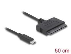 63803 Delock Convertitore USB Type-C™ a 22 pin SATA 6 Gb/s