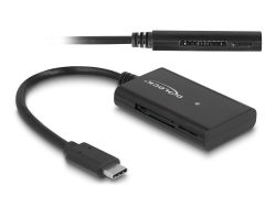 91740 Delock Αρσενικός αναγνώστης καρτών USB 5 Gbps USB Type-C™ με 4 υποδοχές