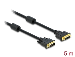 83188 Delock Extension cable DVI 24+1 male > DVI 24+1 female 5 m black