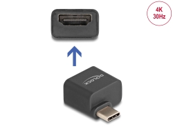 64256 Delock Mini adaptor USB Type-C™ tată la HDMI mamă (DP Alt Mode) 4K