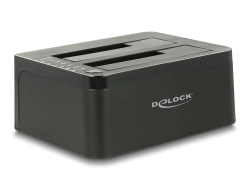 62661 Delock USB 5 Gbps Dual Docking Station for 2 x SATA HDD / SSD with Clone Function