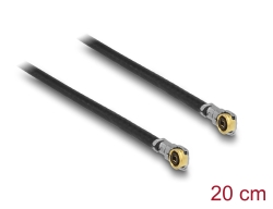 89643 Delock Câble d'antenne I-PEX Inc., MHF® 4L mâle vers I-PEX Inc., MHF® 4L mâle 1,13 20 cm