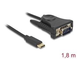 62964 Delock Προσαρμογέας USB Type-C™ > 1 x Σειριακό DB9 RS-232