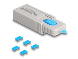 20925 Delock Micro USB-portblockerare för Micro USB hona 5 styck + Låsverktyg