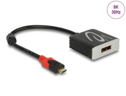 63312 Delock Adaptér USB Type-C™ samec na DisplayPort samice (DP Alt Mód) 8K 30 Hz