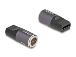 80782 Delock Adaptor pentru cablu de încărcare laptop USB Type-C™ mamă la conector magnetic cu 8 pini