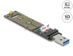 64069 Delock Convertitore per SSD PCIe M.2 NVMe PCIe con USB 3.1 Gen 2