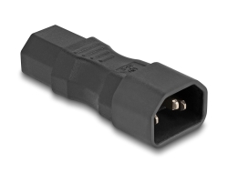 80467 Delock Power Adapter IEC 60320 - C14 to C13, male / female, 10 A, straight