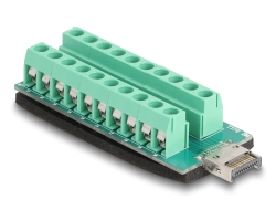 67188 Delock USB τύπου-E Key A αρσενικό προς Αντάπτορας μπλοκ ακροδεκτών 20 pin