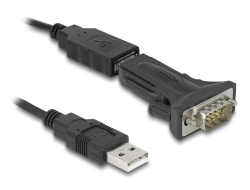 66286 Delock Adapter USB 2.0 Typ-A hane till 1 x Seriell RS-422/485 DB9
