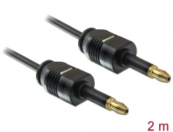 82872 Delock Cable Toslink mini 3.5 mm male/male 2 m