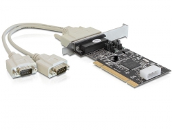 89303 Delock PCI Karte > 2 x Seriell mit Spannungsversorgung