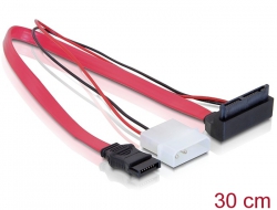 82550 Delock Cable Micro SATA female up angled > 2Pin Power 5V + SATA
