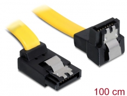 82823 Delock Cable SATA 6 Gb/s up/down metal 100 cm