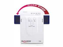91482 Delock USB 2.0 Card Reader with Copy Function
