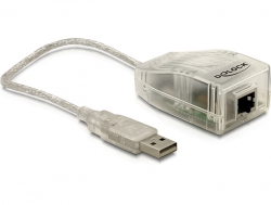 61147 Delock Adaptateur USB 2.0 > LAN 10/100 Mbps