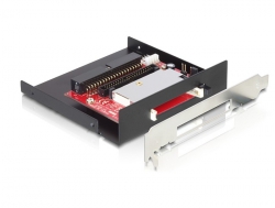 91636 Delock 3½ IDE čtečka paměťových karet pro Compact Flash type I/II a IBM Micro Drive