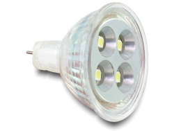 46185 Delock Lighting MR11 LED Leuchtmittel 4x HighPower SMD 1,2W kaltweiß