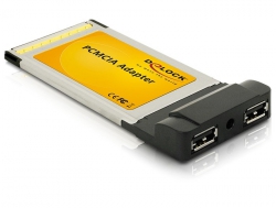 61604 Delock Adaptateur PCMCIA, CardBus à 2 x USB 2.0