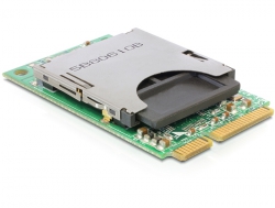95891 Delock Mini PCI Express Modul USB 2.0 Flash Card Reader