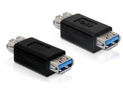65178 Delock Adapter USB 3.0-A female > USB 3.0-A female