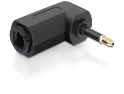 84419 Delock Adapter Audio 3,5 mm Cinch male - angled  > Toslink female