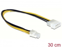 65611 Delock Cable P4 male to Molex 4 pin male 30cm