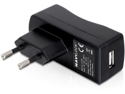 61396 Navilock Power supply AC > 1 x USB A