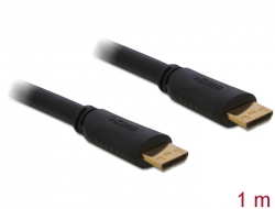 82653 Delock Kabel High Speed HDMI mit Ethernet C/C – Stecker/Stecker 1m