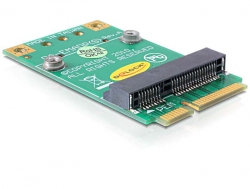 65230 Delock Konverter Mini PCI Express Half-Size > Full-Size + SIM