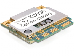 95902  Delock industry Mini PCI Express module (USB 2.0) 3,5 G HSPA modem 1T/R – half size