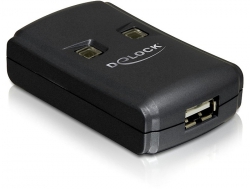 87482 Delock Διακόπτης κοινής χρήσης USB 2.0 2 – 1