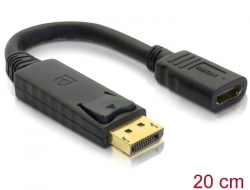 65091  Delock Adapter DisplayPort zu HDMI 20cm