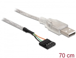 83078 Delock Cable USB 2.0-A male to pin header