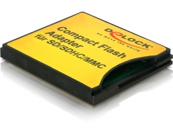 61590 Delock Compact Flash Adapter > SD / MMC memóriakártyákat
