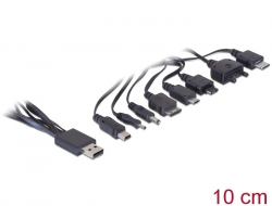 82442 Delock Ladekabel USB 2.0 > 8-fach Handy