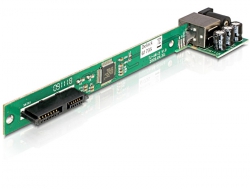 61735 Delock Adapter Slim SATA  7+6 pin Buchse >  USB-B Buchse
