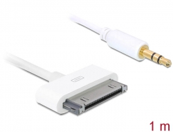 82702 Delock Cable for IPhone / IPod / IPad > Audio 3.5mm stereo jack 1 m