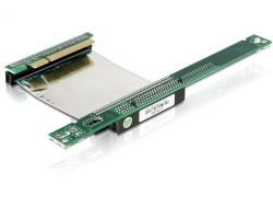 89186 Delock Riser Karte PCI Express x8 mit flexiblem Kabel 7 cm links gerichtet